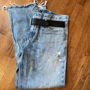 RtA Dexter Belted jeans